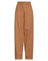 Haikure Woman Jeans Camel Size 27 Cotton, Lyocell In Brown