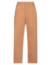 Haikure Woman Jeans Camel Size 30 Cotton, Lyocell In Beige