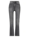 Haikure Woman Jeans Charcoal Size 28 Cotton, Lyocell, Elastomultiester, Elastane In Grey