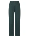 Haikure Woman Jeans Deep Teal Size 25 Cotton, Lyocell In Green