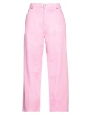 Haikure Woman Jeans Fuchsia Size 27 Organic Cotton, Lyocell In Pink