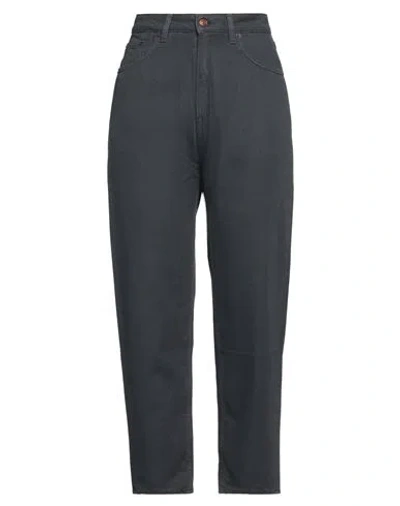 Haikure Woman Jeans Lead Size 31 Cotton, Lyocell In Grey