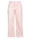 Haikure Woman Jeans Light Pink Size 29 Cotton In Pink