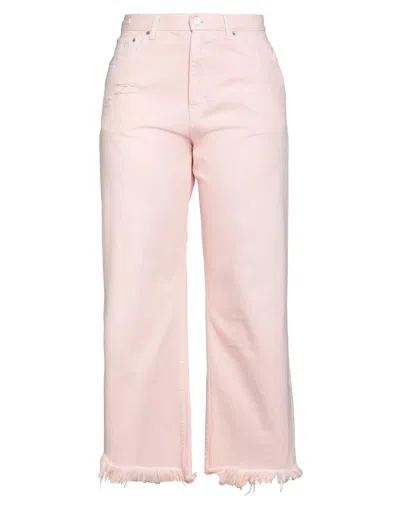 Haikure Woman Jeans Light Pink Size 29 Cotton
