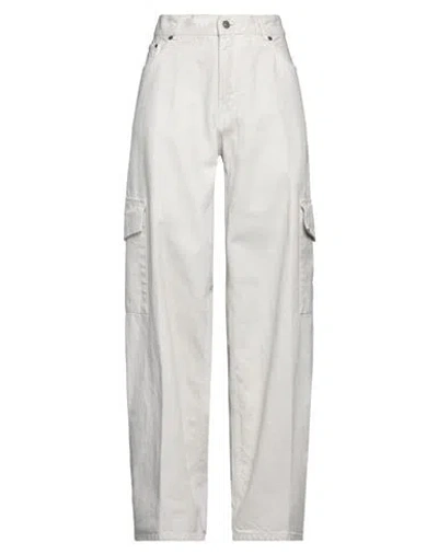 Haikure Woman Jeans Off White Size 28 Cotton