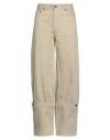 Haikure Woman Jeans Sand Size 26 Organic Cotton In Green
