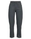 Haikure Woman Jeans Charcoal Size 25 Cotton, Lyocell In Grey