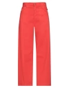 Haikure Woman Jeans Tomato Red Size 29 Cotton, Lyocell