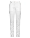 Haikure Woman Jeans White Size 28 Cotton, Lyocell, Elastomultiester, Elastane In White