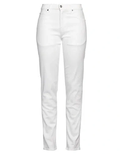 Haikure Woman Jeans White Size 28 Cotton, Lyocell, Elastomultiester, Elastane