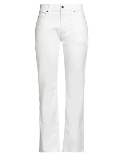 Haikure Woman Jeans White Size 30 Cotton, Elastane