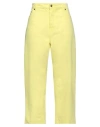 Haikure Woman Jeans Yellow Size 28 Cotton