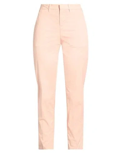 Haikure Woman Pants Apricot Size 30 Cotton, Elastane In Pink