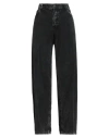 Haikure Woman Pants Black Size 26 Cotton, Recycled Cotton