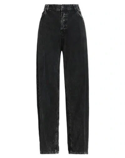 Haikure Woman Pants Black Size 26 Cotton, Recycled Cotton