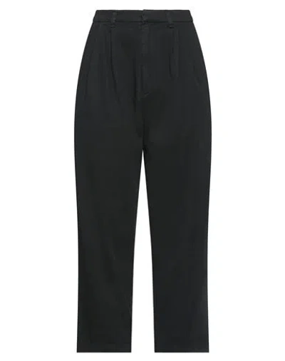 Haikure Woman Pants Black Size 30 Cotton, Elastane