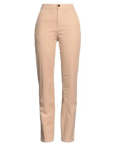 Haikure Woman Pants Blush Size 27 Cotton, Elastane In Neutral