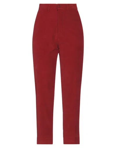 HAIKURE HAIKURE WOMAN PANTS BRICK SIZE 27 COTTON, ELASTANE