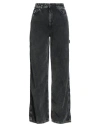 Haikure Woman Pants Charcoal Size 28 Cotton, Recycled Cotton