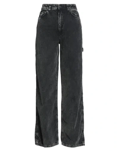 Haikure Woman Pants Charcoal Size 28 Cotton, Recycled Cotton