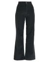 Haikure Woman Pants Charcoal Size 30 Cotton, Elastane In Black