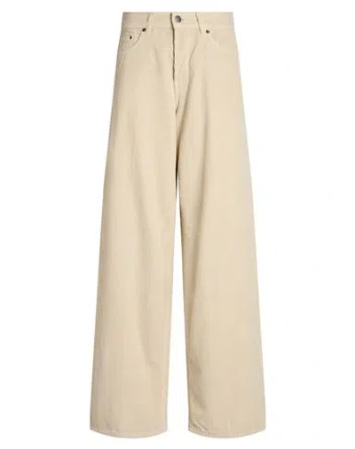 Haikure Woman Pants Ivory Size 24 Cotton In White