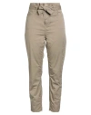 Haikure Woman Pants Khaki Size 28 Cotton, Elastane In Neutral