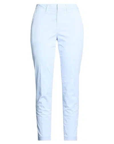 Haikure Woman Pants Light Blue Size 29w-32l Cotton, Elastane