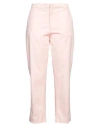 Haikure Woman Pants Light Pink Size 31 Cotton, Elastane