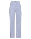 Haikure Woman Pants Lilac Size 30 Cotton, Recycled Cotton In Purple