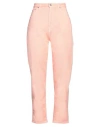 Haikure Woman Pants Salmon Pink Size 30 Cotton, Elastomultiester, Elastane