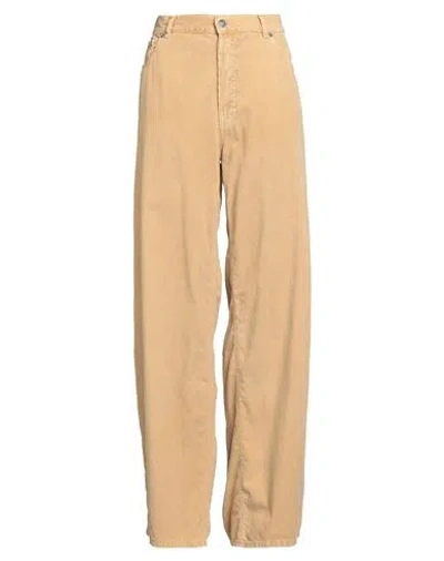 Haikure Woman Pants Sand Size 30 Cotton, Recycled Cotton