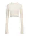 Haikure Woman Sweater Beige Size S Baby Alpaca Wool, Polyamide In Beige