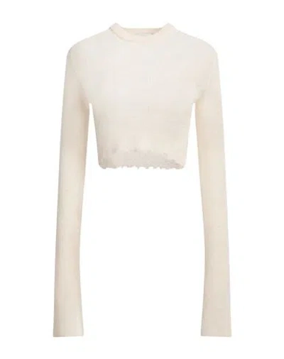 Haikure Woman Sweater Beige Size S Baby Alpaca Wool, Polyamide