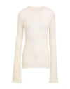 Haikure Woman Sweater Ivory Size L Baby Alpaca Wool, Polyamide In White