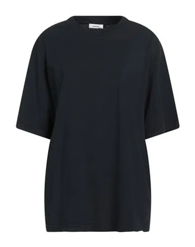 Haikure Woman T-shirt Midnight Blue Size Xl Cotton In Black