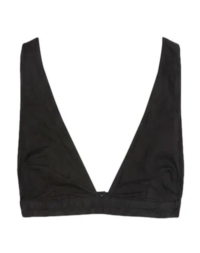 Haikure Woman Top Black Size M Cotton, Linen