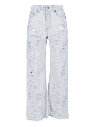 Haikure Women's 100% Cotton Jeans In Blue