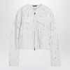 Haikure White Jacket With Rips