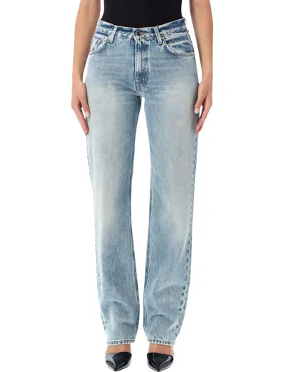 Haikure High-rise Straight-leg Jeans In Pollock Light Blue