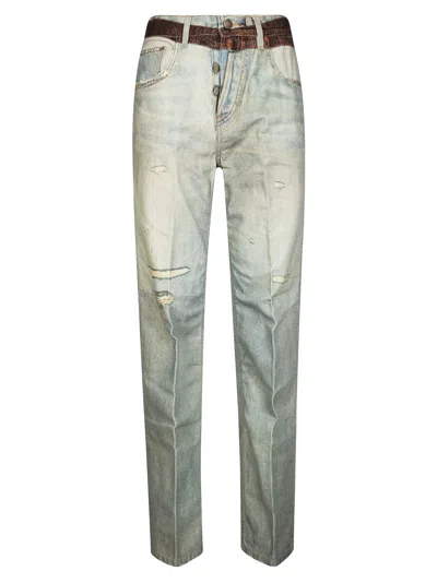 Haikure Women's Mini Jeans For Spring/summer 2026 In Gray