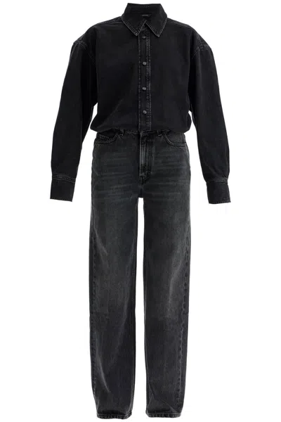 Haikure Women's Tilda Denim Jumpsuit In Black