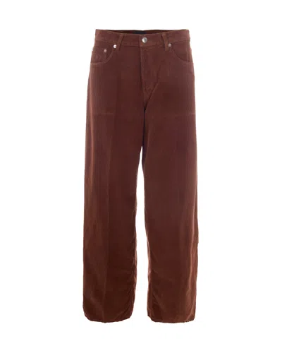 Haikure Women's Wide-leg Corduroy Trousers In Nougat