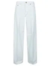 Haikure Straight-leg Washed Jeans In Blue