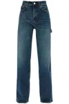 Haikure Winona Mid-rise Straight-leg Jeans In Blue