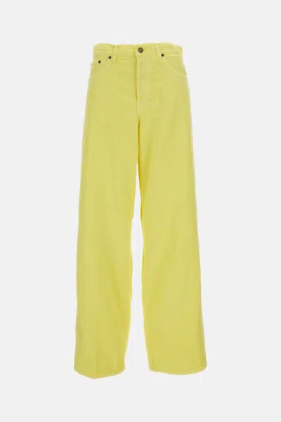 Haikure Yellow Loose-fit Jeans