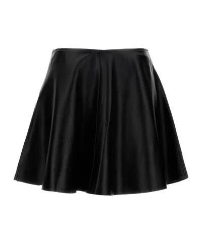 HAIKURE LEATHER PLEATED SKIRT