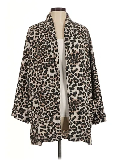 Pre-owned Hailey & Co Cardigan Sweater In Brown