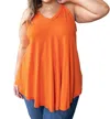 Hailey & Co In The Swing Of Things Swing Tank In Tangerine In Orange
