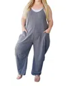 Hailey & Co Just Perfect Jumpsuit In Grey In Grey